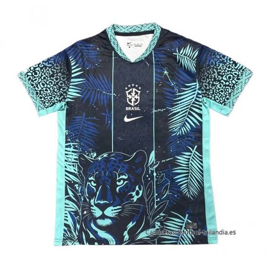 Tailandia Camiseta Brasil Special 2025-2026 Negro Verde - Haga un click en la imagen para cerrar