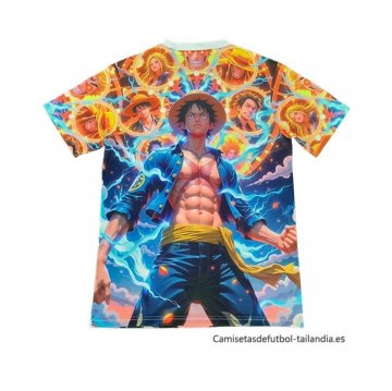 Tailandia Camiseta Japon Anime 2025 Naranja Azul