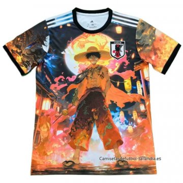 Tailandia Camiseta Japon Anime 2025 Negro Naranja Tailandia Camiseta Japon Anime 2025 Negro Naranja