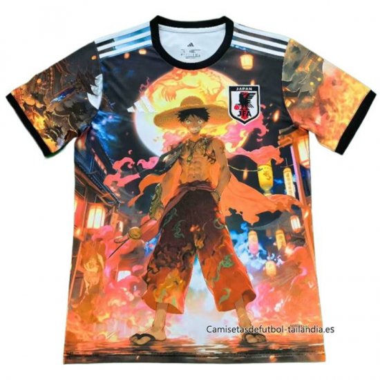 Tailandia Camiseta Japon Anime 2025 Negro Naranja - Haga un click en la imagen para cerrar