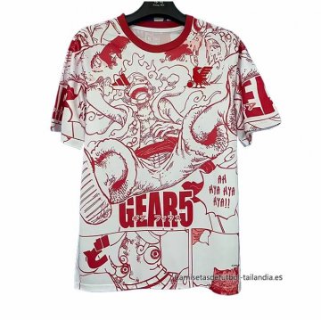 Tailandia Camiseta Japon Anime Luffy 2025-2026 Blanco Rojo Tailandia Camiseta Japon Anime Luffy 2025-2026 Blanco Rojo
