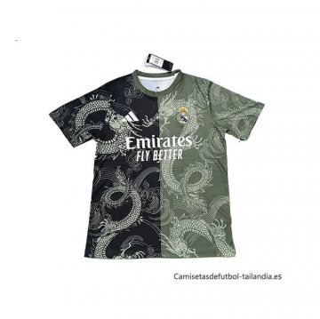 Tailandia Camiseta Real Madrid Dragon 2025-2026 Negro Gris