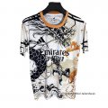 Tailandia Camiseta Real Madrid Dragon 2025-2026 Blanco Negro