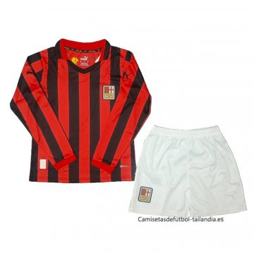 Camiseta AC Milan 125 Aniversario Manga Larga Nino 2024 Camiseta AC Milan 125 Aniversario Manga Larga Nino 2024