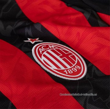 1ª Camiseta AC Milan Manga Larga 2025-2026