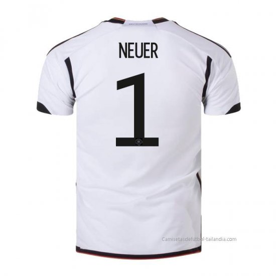 1ª Camiseta Alemania Jugador Neuer 2022 - Haga un click en la imagen para cerrar