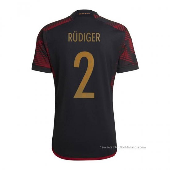 2ª Camiseta Alemania Jugador Rudiger 2022 - Haga un click en la imagen para cerrar