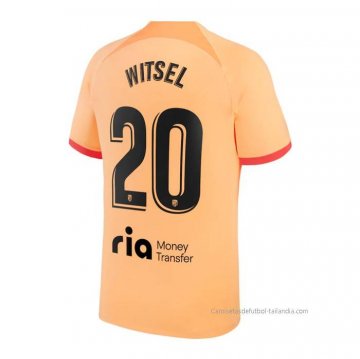 3ª Camiseta Atletico Madrid Jugador Witsel 2022-2023 3ª Camiseta Atletico Madrid Jugador Witsel 2022-2023