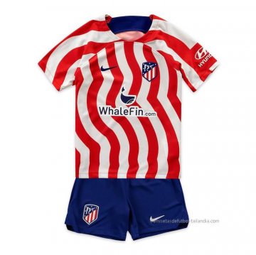 1ª Camiseta Atletico Madrid Nino 2022-2023 1ª Camiseta Atletico Madrid Nino 2022-2023