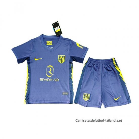2ª Camiseta Atletico Madrid Nino 2025-2026 - Haga un click en la imagen para cerrar