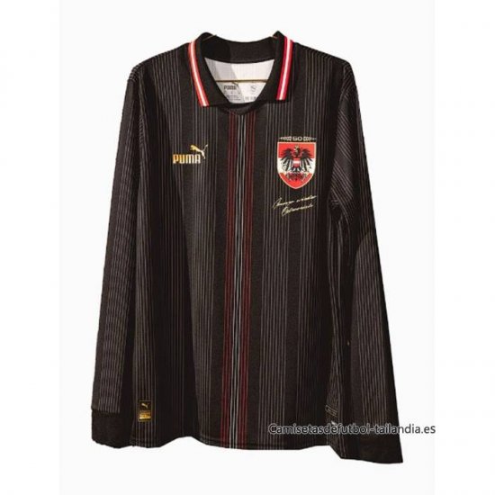 Camiseta Austria Aniversario Manga Larga 2024 - Haga un click en la imagen para cerrar