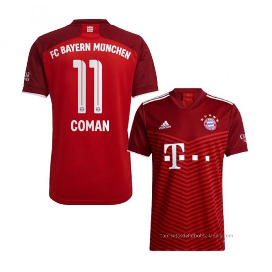 1ª Camiseta Bayern Munich Jugador Coman 2021-2022 - Haga un click en la imagen para cerrar