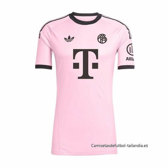 Camiseta Bayern Munich Portero 2025-2026 Rosa - Haga un click en la imagen para cerrar