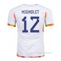 2ª Camiseta Belgica Jugador Mignolet 2022