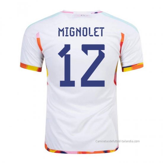 2ª Camiseta Belgica Jugador Mignolet 2022 - Haga un click en la imagen para cerrar