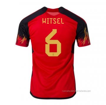 1ª Camiseta Belgica Jugador Witsel 2022 1ª Camiseta Belgica Jugador Witsel 2022