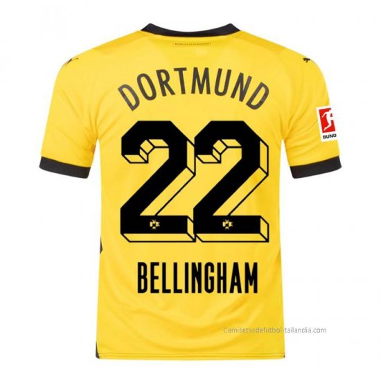 1ª Camiseta Borussia Dortmund Jugador Bellingham 2023-2024 - Haga un click en la imagen para cerrar