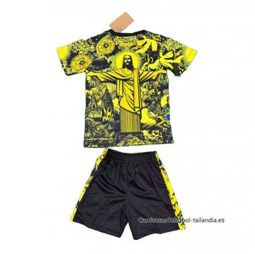 Camiseta Brasil Jesus Nino 2024-2025 Amarillo