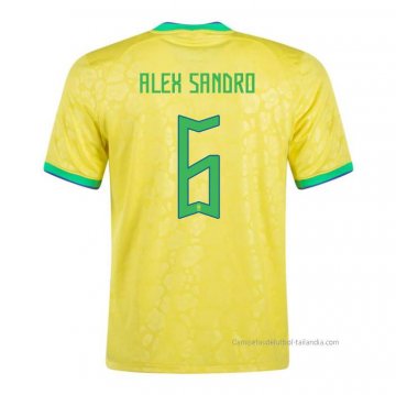 1ª Camiseta Brasil Jugador Alex Sandro 2022 1ª Camiseta Brasil Jugador Alex Sandro 2022