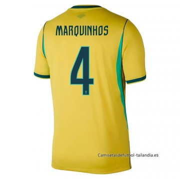 1ª Camiseta Brasil Jugador Marquinhos 2026
