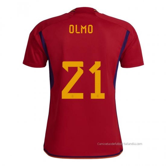 1ª Camiseta Espana Jugador Olmo 2022 - Haga un click en la imagen para cerrar