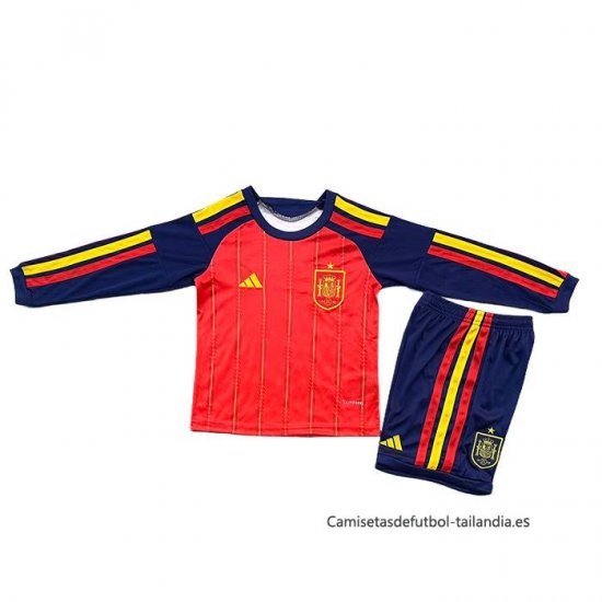 1ª Camiseta Espana Manga Larga Nino 2026 - Haga un click en la imagen para cerrar