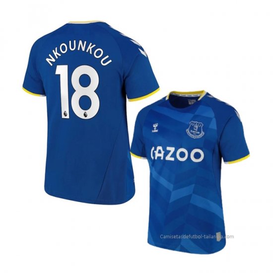 1ª Camiseta Everton Jugador Nkounkou 2021-2022 - Haga un click en la imagen para cerrar