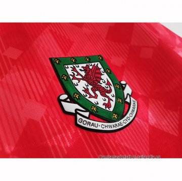 1ª Camiseta Gales Retro 90-92