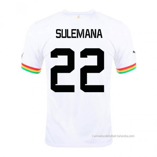 1ª Camiseta Ghana Jugador Sulemana 2022 - Haga un click en la imagen para cerrar
