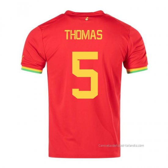 2ª Camiseta Ghana Jugador Thomas 2022 - Haga un click en la imagen para cerrar