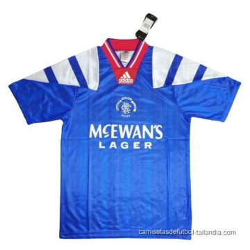 1ª Camiseta Glasgow Rangers Retro 1992-1994