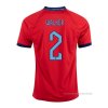 2ª Camiseta Inglaterra Jugador Walker 2022