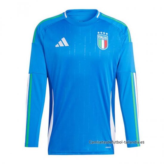 1ª Camiseta Italia Manga Larga 2024-2025 (2XL-4XL) - Haga un click en la imagen para cerrar