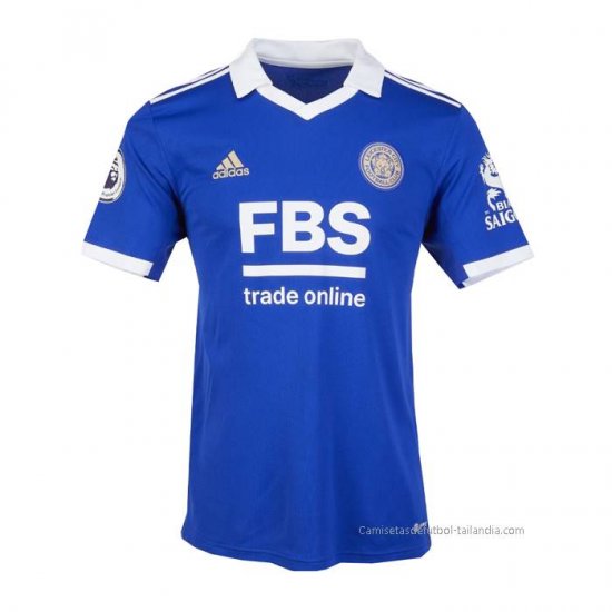 1ª Camiseta Leicester City Authentic 2022-2023 - Haga un click en la imagen para cerrar