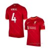 1ª Camiseta Liverpool Jugador Virgil 2021-2022