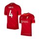 1ª Camiseta Liverpool Jugador Virgil 2021-2022