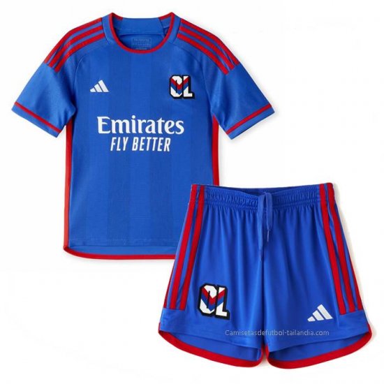 Camiseta Lyon 2ª Nino 2023-2024 - Haga un click en la imagen para cerrar