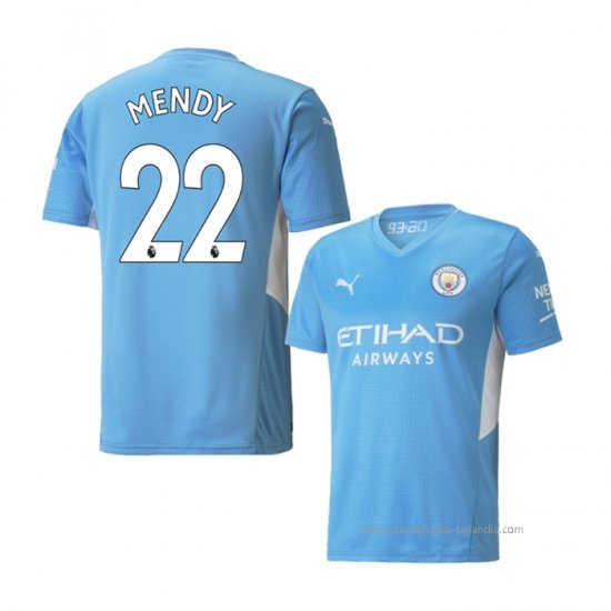 1ª Camiseta Manchester City Jugador Mendy 2021-2022 - Haga un click en la imagen para cerrar