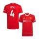 1ª Camiseta Manchester United Jugador Jones 2021-2022