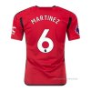 1ª Camiseta Manchester United Jugador Martinez 2023-2024 1ª Camiseta Manchester United Jugador Martinez 2023-2024