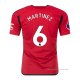 1ª Camiseta Manchester United Jugador Martinez 2023-2024