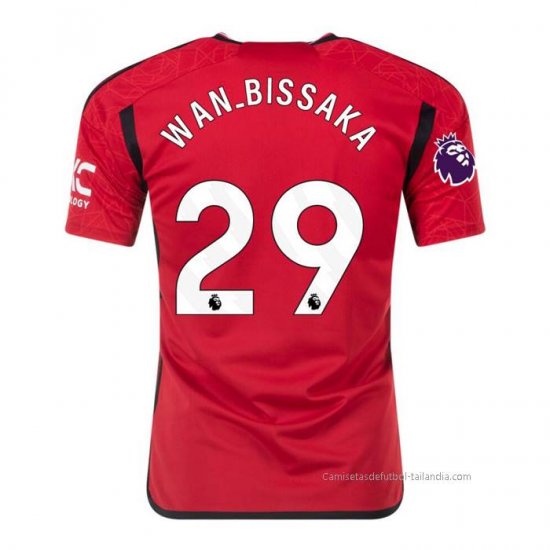 1ª Camiseta Manchester United Jugador Wan-Bissaka 2023-2024 - Haga un click en la imagen para cerrar