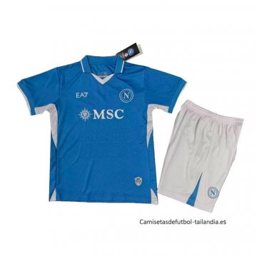 1ª Camiseta Napoli Nino 2024-2025 1ª Camiseta Napoli Nino 2024-2025