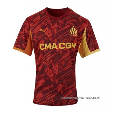 Camiseta Olympique Marsella Portero 2025-2026 Rojo Camiseta Olympique Marsella Portero 2025-2026 Rojo