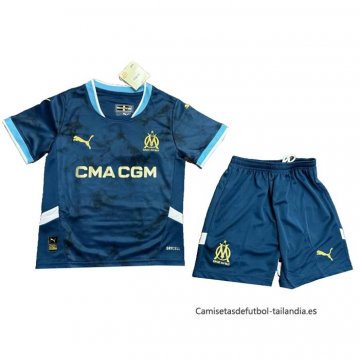 2ª Camiseta Olympique Marsella Nino 2024-2025 2ª Camiseta Olympique Marsella Nino 2024-2025