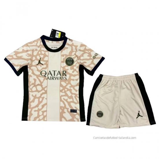 Camiseta Paris Saint-Germain 4ª Nino 2023-2024 - Haga un click en la imagen para cerrar