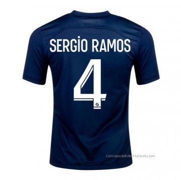 1ª Camiseta Paris Saint-Germain Jugador Sergio Ramos 2022-2023 1ª Camiseta Paris Saint-Germain Jugador Sergio Ramos 2022-2023
