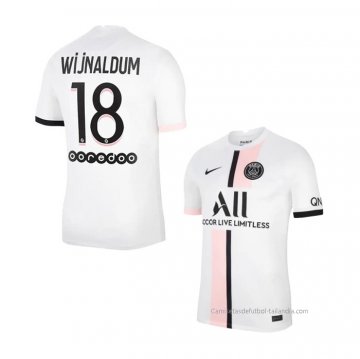2ª Camiseta Paris Saint-Germain Jugador Wijnaldum 2021-2022 2ª Camiseta Paris Saint-Germain Jugador Wijnaldum 2021-2022