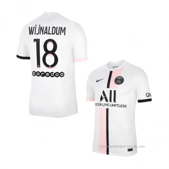 2ª Camiseta Paris Saint-Germain Jugador Wijnaldum 2021-2022 - Haga un click en la imagen para cerrar