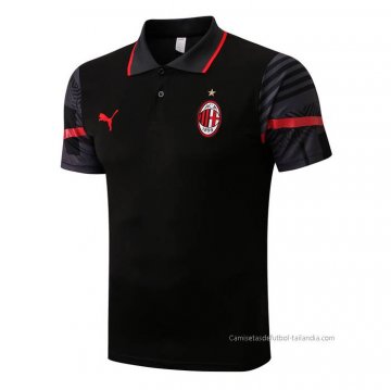 Camiseta Polo del AC Milan 2022-2023 Negro Camiseta Polo del AC Milan 2022-2023 Negro